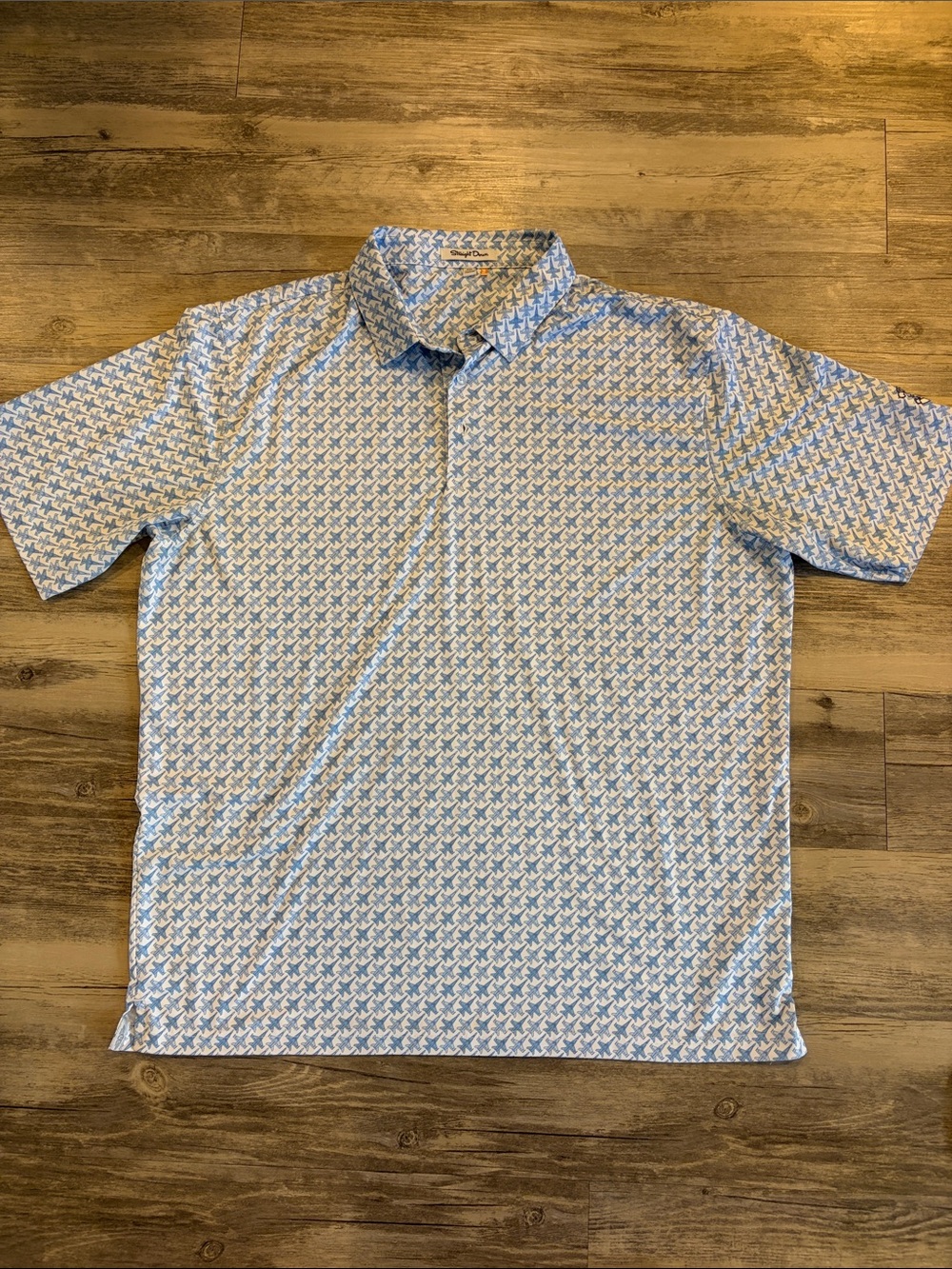 Straight Down Men's Golf Polo